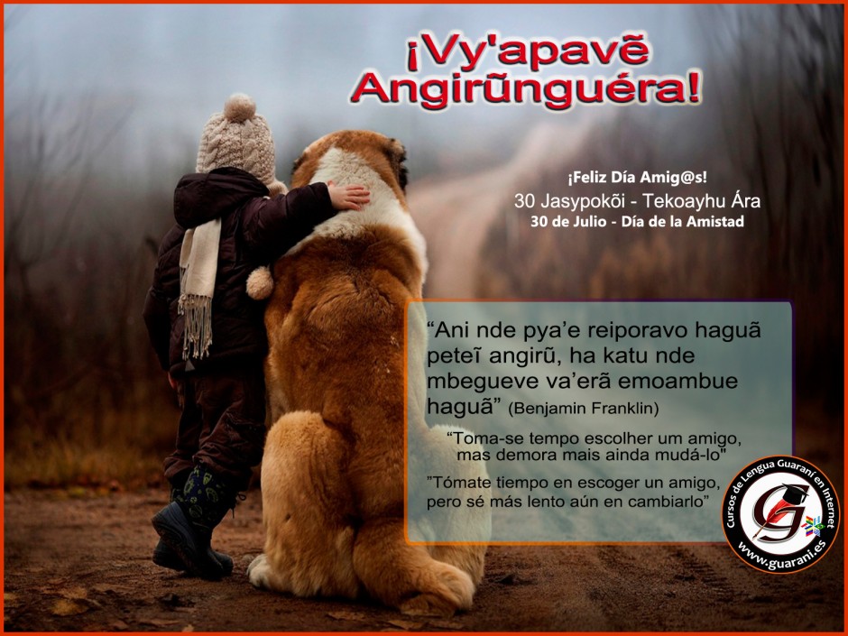 Postales para felicitar en guarani a tus amigos Plataforma eLearning