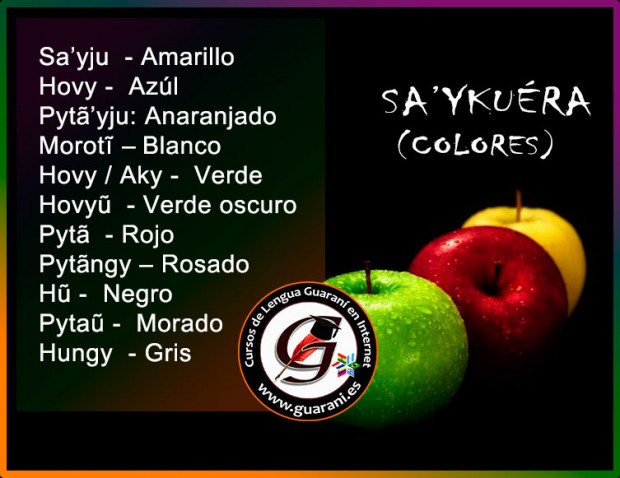 saykuera colores curso guarani online