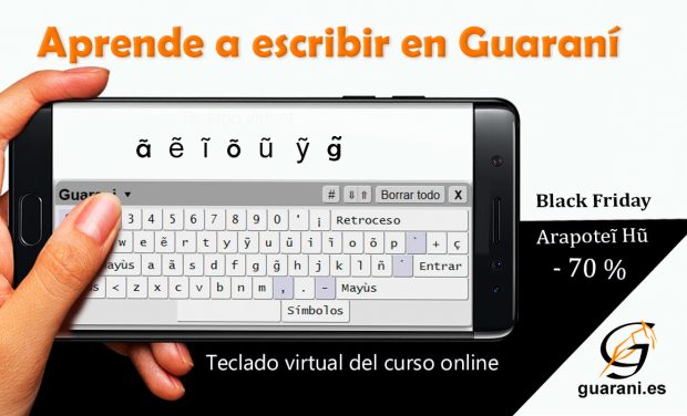 teclado en guarani black friday